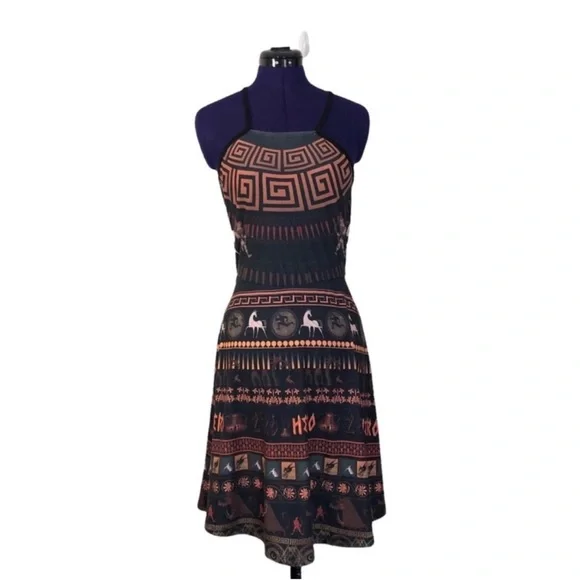 Disney Hercules Patterned Mini Dress - Picture 1 of 15